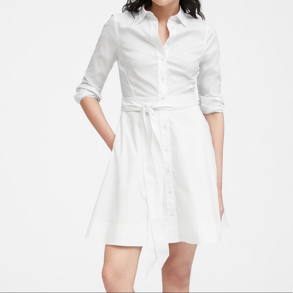 Banana Republic Poplin Shirt Dress